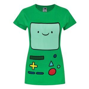 Adventure Time Womens/Ladies BMO T-Shirt / Green